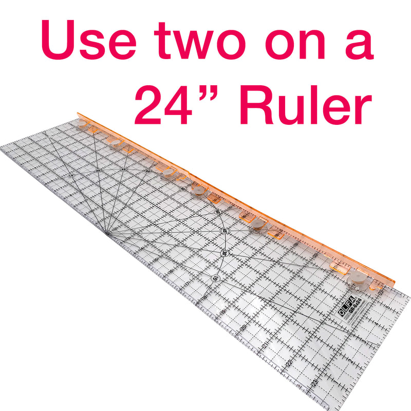 Guidelines4Quilting Finger Guards for Quilting Rulers - Protect Your Fingers While Rotary Cutting - Made in USA