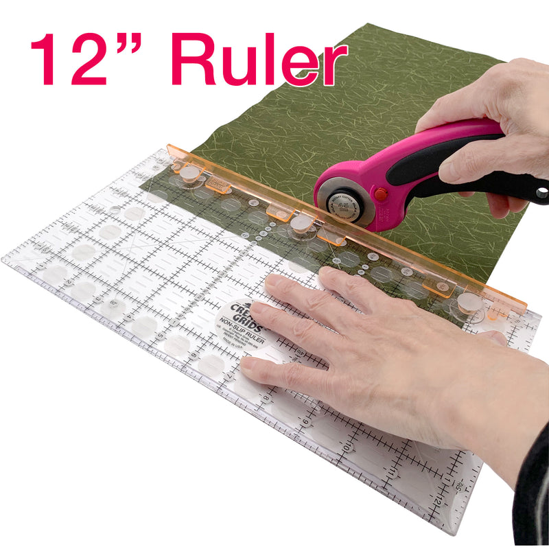 Guidelines4Quilting Finger Guards for Quilting Rulers - Protect Your Fingers While Rotary Cutting - Made in USA