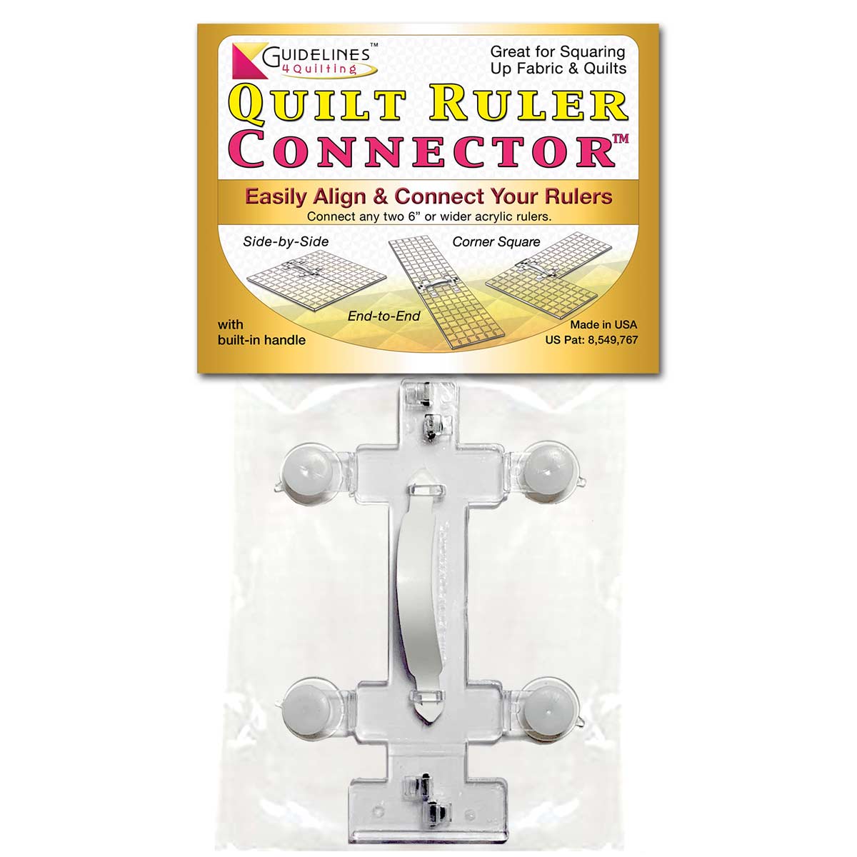 Quilt Ruler Upgrade Kit & Grip Strips Combo